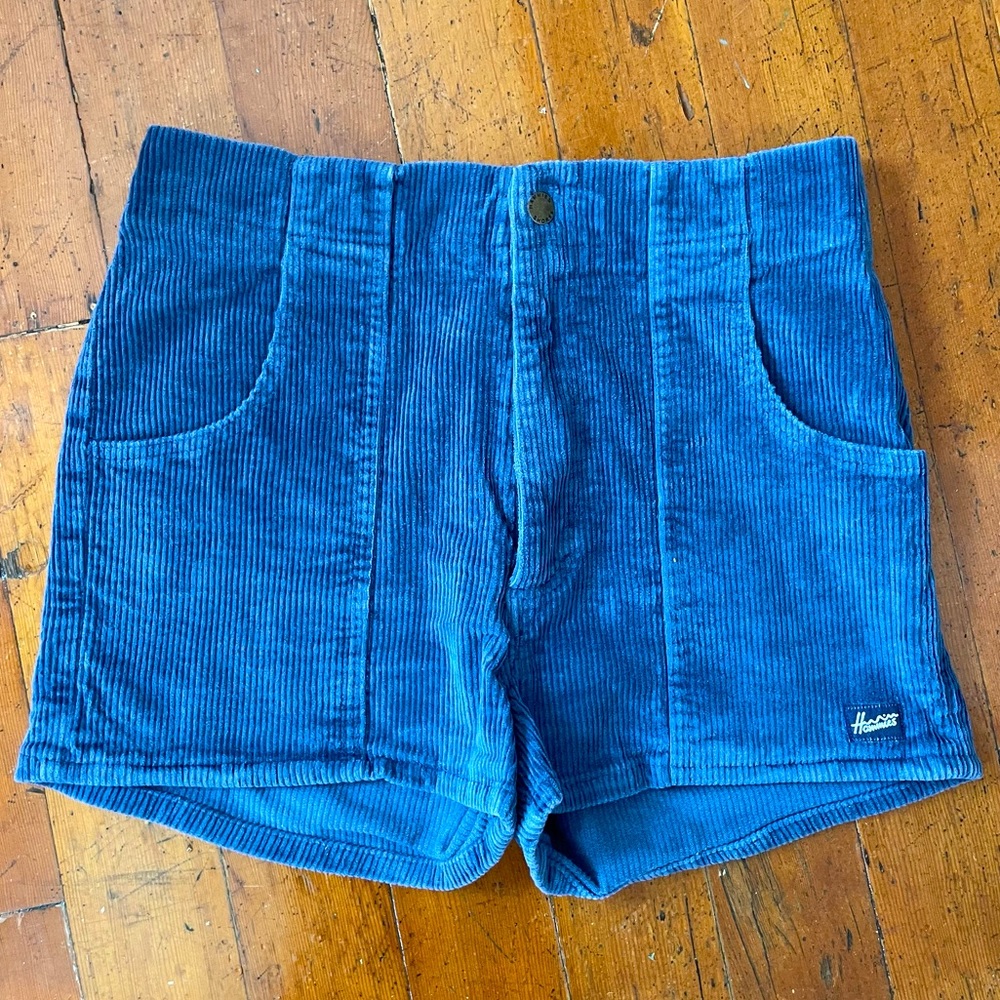 Hammie’s Retro Corduroy High Waisted Shorts